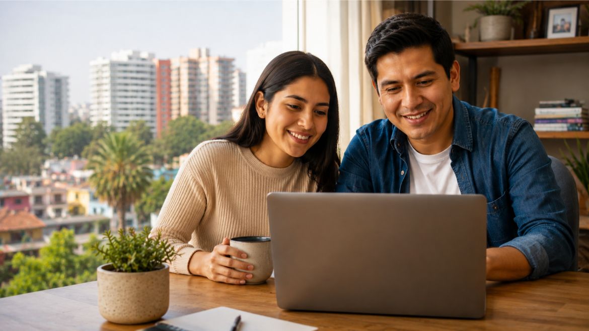 Persona revisando videos cortos desde su celular